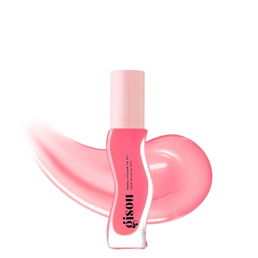 Изображение товара GISOU Масло для губ Honey Infused Lip Oil, Raspberry Swirl