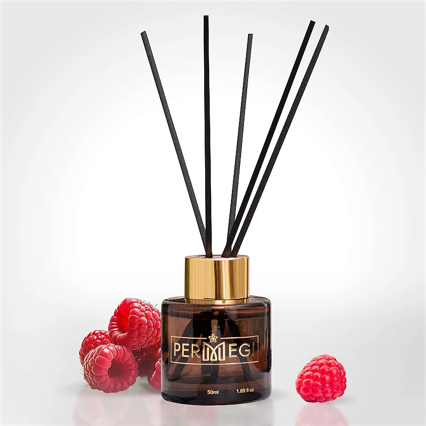 Изображение товара PERMEGI Диффузор для дома с палочками "Малина", 50 мл
