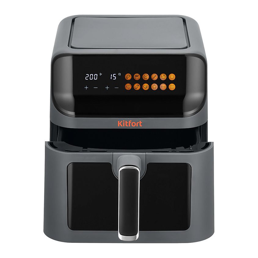 Изображение товара KITFORT Аэрогриль КТ-8107 с 9 автоматическими программами и антипригарным покрытием