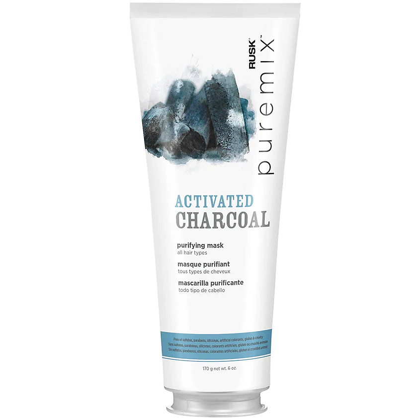 Изображение товара RUSK Маска для волос с активированным углем Puremix Activated Charcoal Purifying Mask, 177 мл