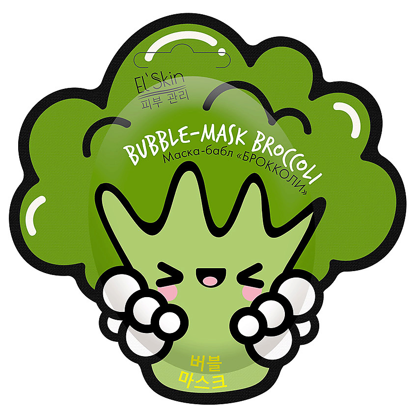 Изображение товара ELSKIN Маска-бабл Брокколи, 10 гр