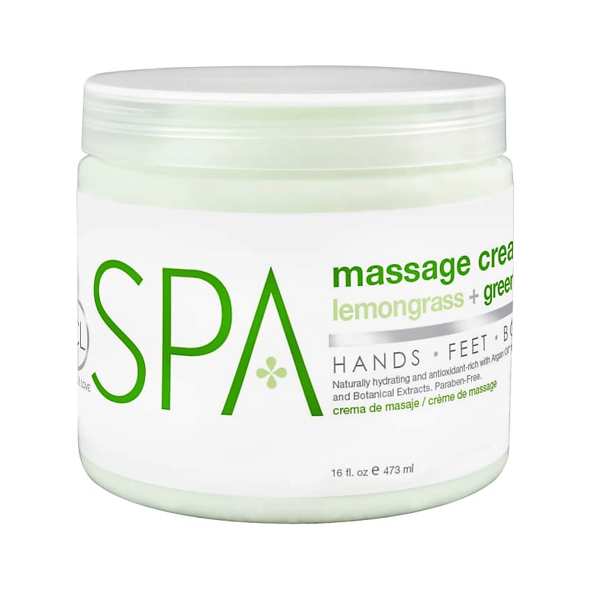 Изображение товара Массажный крем для тела с лемонграссом и зеленым чаем 473 мл BE CARE LOVE