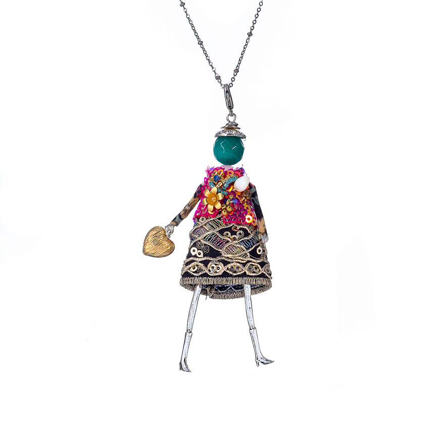 Изображение товара MIAMELIE Подвеска Miamelie, кукла Сэнди, MiA-2504-CL7710, цвет: Золотой, размер: 81см