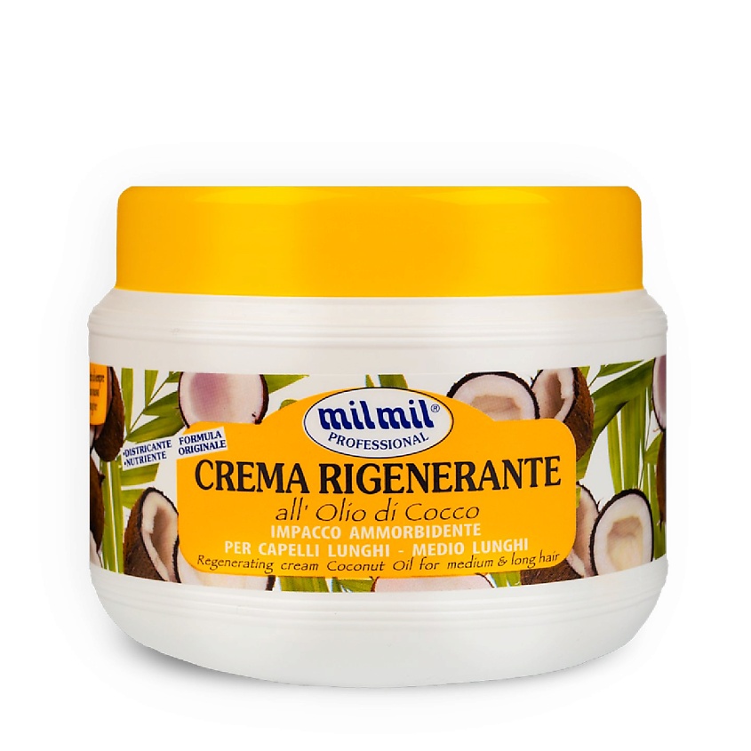 Изображение товара Восстанавливающая крем-маска для волос с кокосовым маслом 500 мл Mil Mil