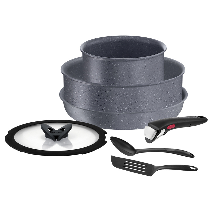 Изображение товара TEFAL Набор посуды Ingenio Natural Force L3969172, 7 предметов