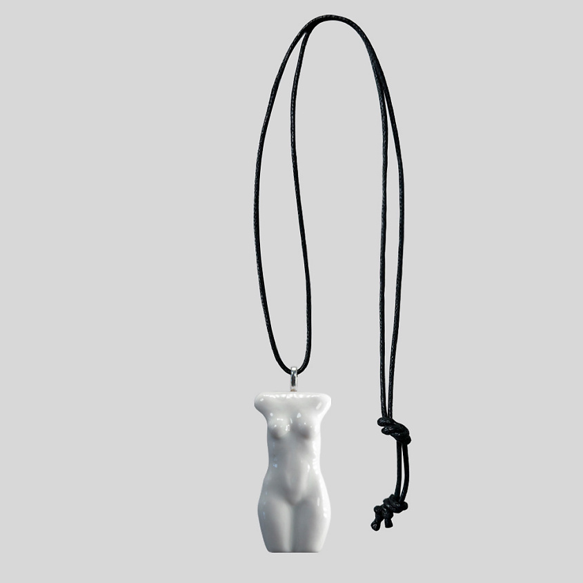 Изображение товара LA PALME ARTISAN CERAMICA Подвеска кулон на шею Афродита бюст Ф, Белый