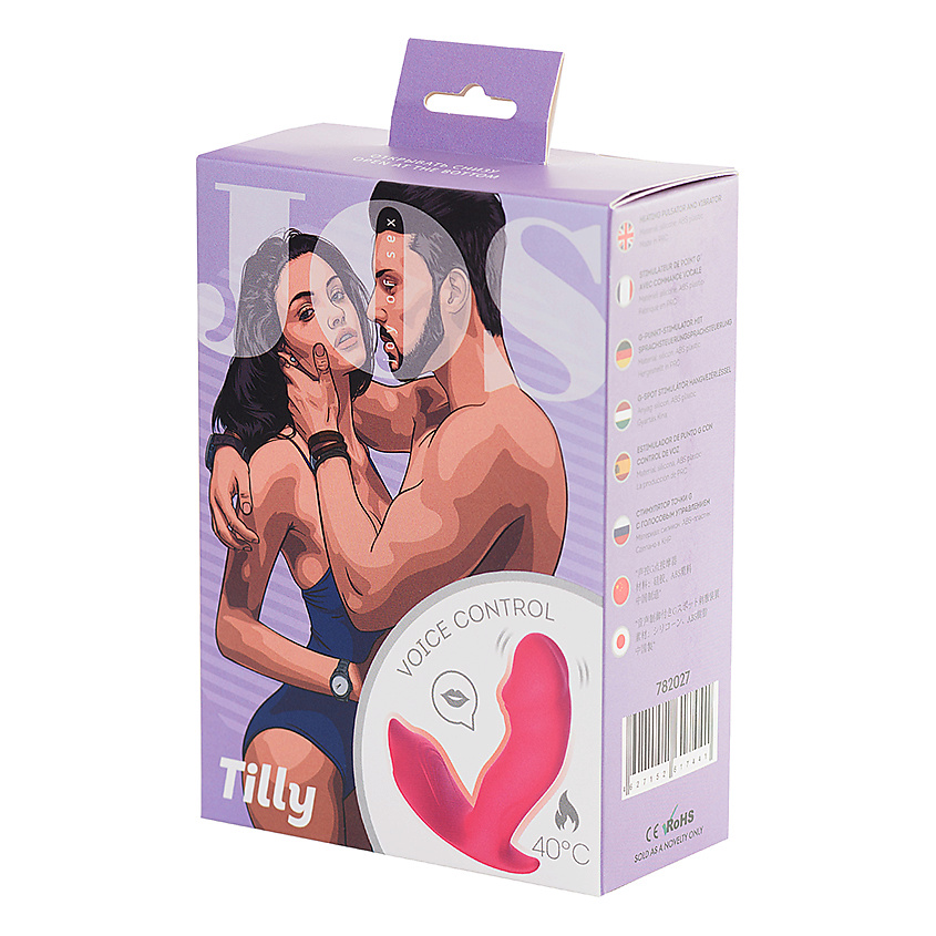Изображение товара JOS JOY OF SEX Стимулятор точки G с голосовым управлением JOS TILLY, Силикон, розовый, 11 см