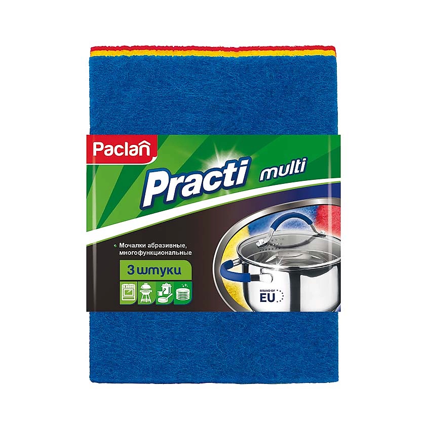 Изображение товара PACLAN Мочалки из игольчатого абразива, 3 шт