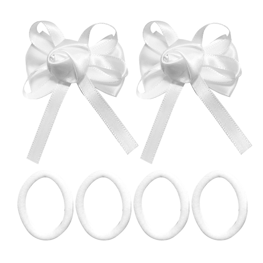 Изображение товара MONTE VITA Набор для волос белый шёлковистый фиксация для невест и выпускниц