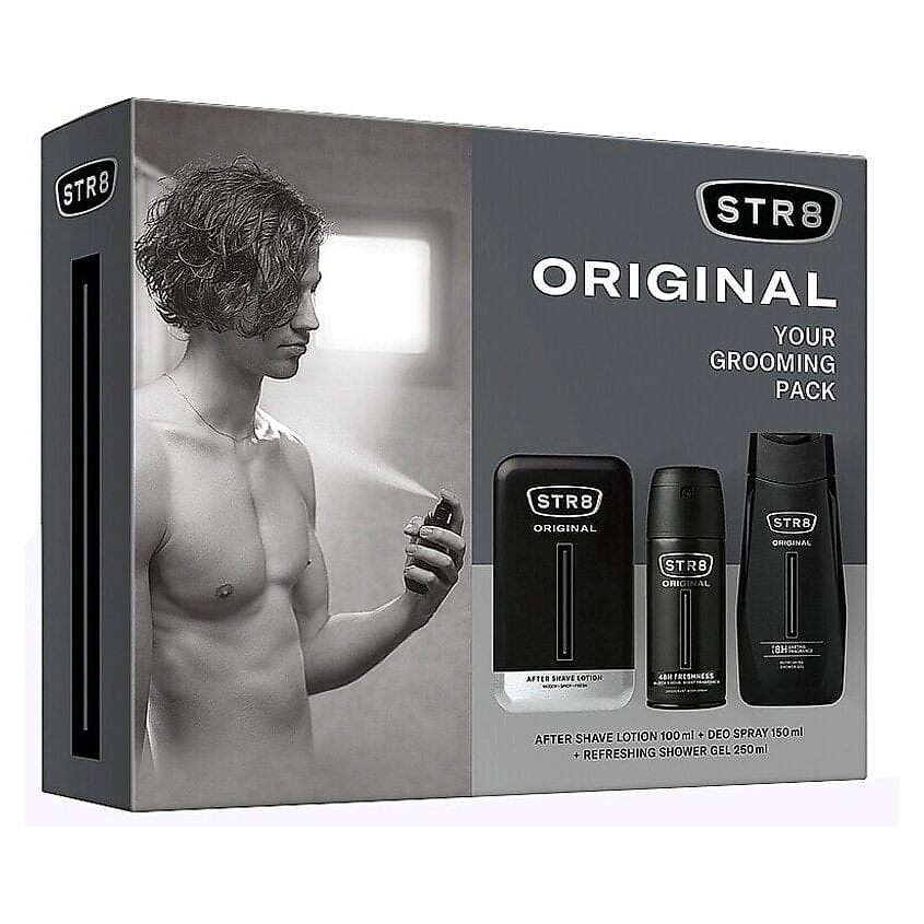 Изображение товара STR8 Набор Original: Лосьон после бритья + Гель для душа + Дезодорант, 500 мл