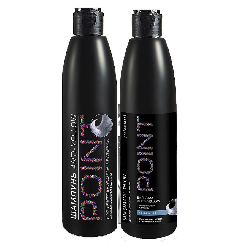 Изображение товара POINT Набор оттеночных средств Anti Yellow, тон №10.65: шампунь + бальзам, 1 шт.