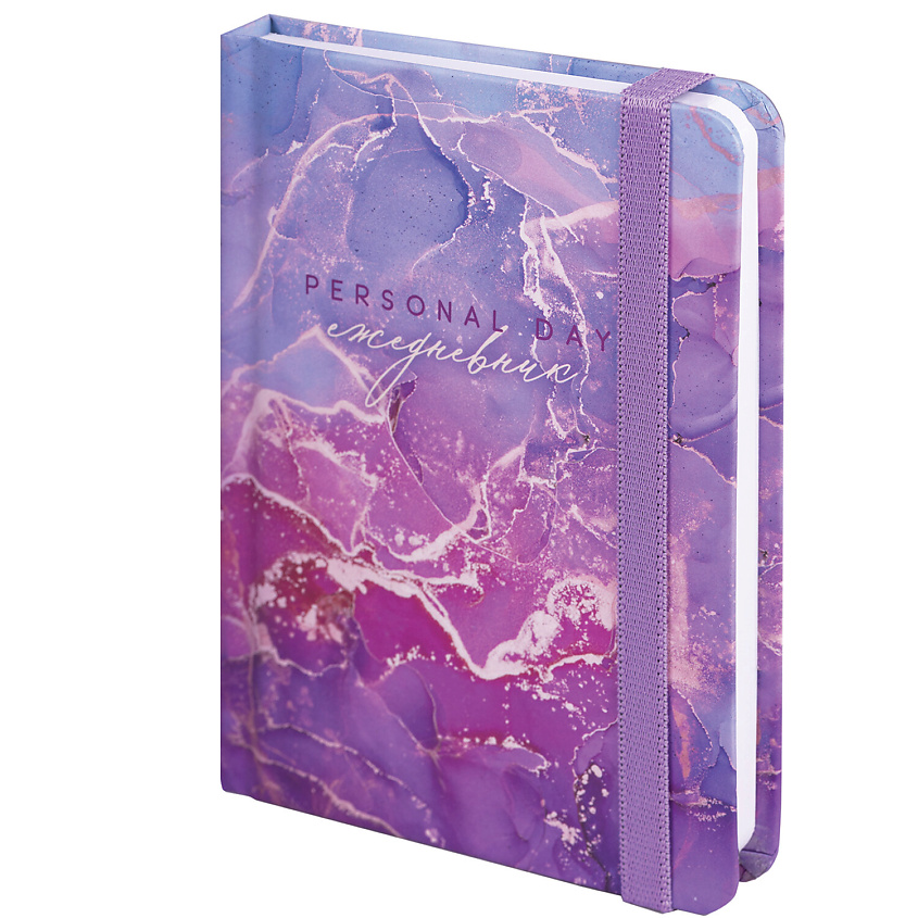 Изображение товара BRAUBERG Ежедневник недатированный А6 Мрамор с резинкой для записи и планирования