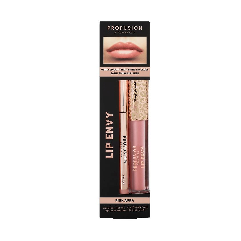 Изображение товара Набор для губ Lip Envy Pink Aura с блеском и карандашом Profusion