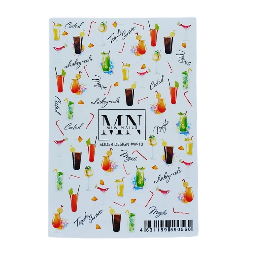 Изображение товара Слайдер дизайн для ногтей MIW NAILS W-10 - легко и красиво