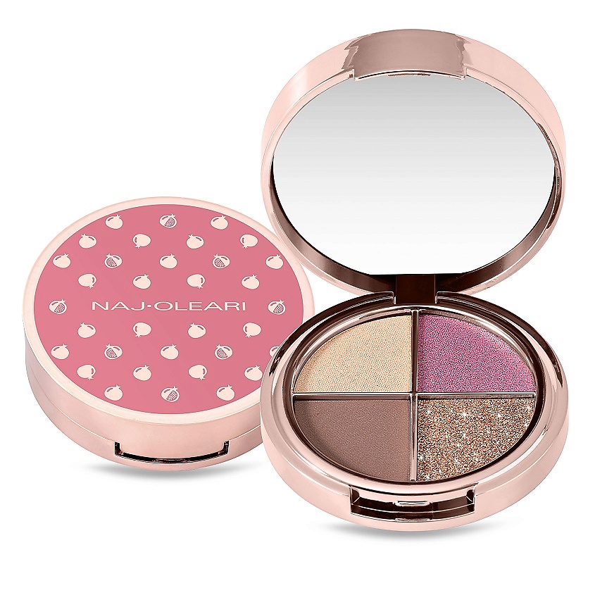 Изображение товара NAJ OLEARI Палетка теней для век Eyeshadow Quad, 1,1 г
