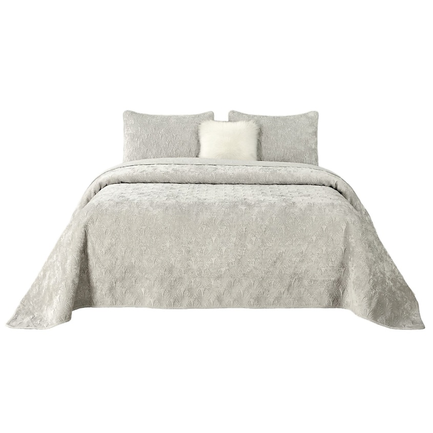 Изображение товара Покрывало с наволочками SOFI DE MARKO 240x260 Вискоза Серый