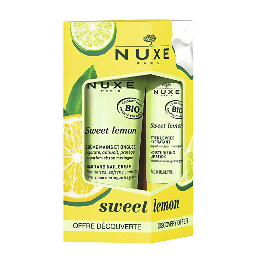 Изображение товара Набор для ухода за руками и губами Nuxe Sweet Lemon 30 мл + 4 г