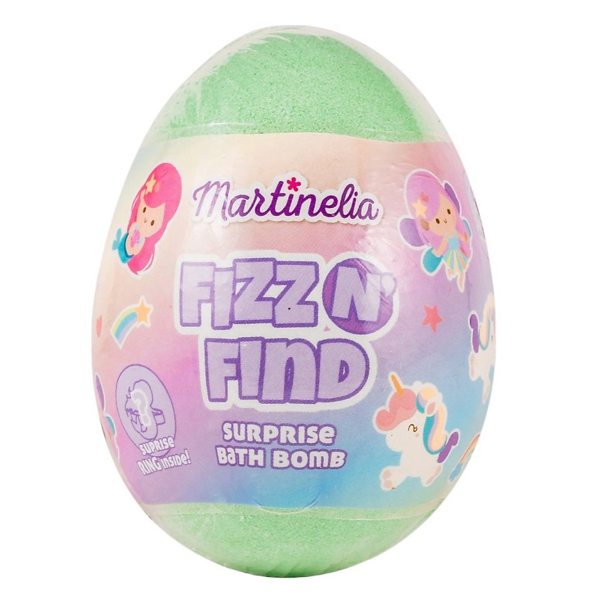 Изображение товара МартинеЛия Бомбочка для ванны для детей зеленая 1шт безопасный состав