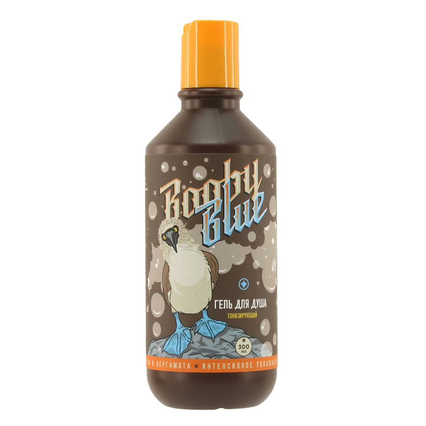 Изображение товара Гель для душа BOOBY BLUE тонизирующий 300 мл Унисекс для подростков и взрослых со свежестью и натур