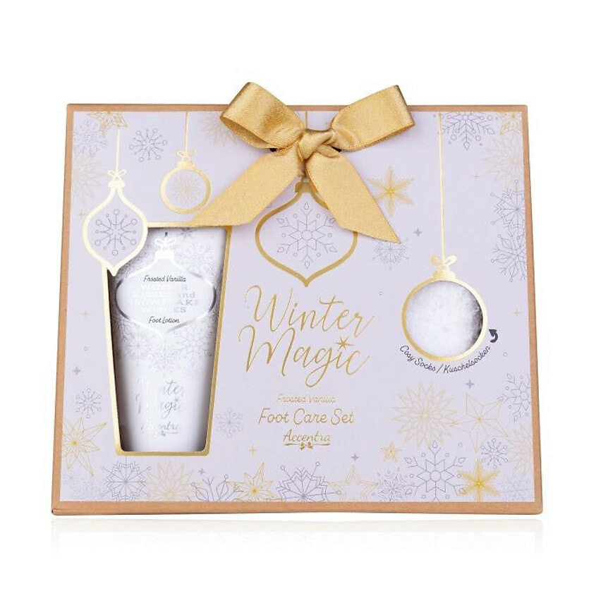 Изображение товара Подарочный набор Winter Magic Foot Care с ароматом ванили и носочками от Accentra