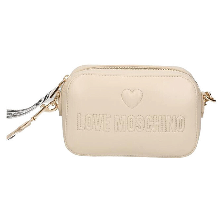 Изображение товара Женская кроссбоди сумка LOVE MOSCHINO DK04219 бежевого цвета