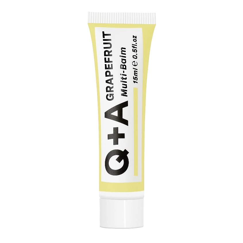 Изображение товара Q+A Многофункциональный бальзам для губ и кожи Grapefruit Multi-Balm, 15 мл