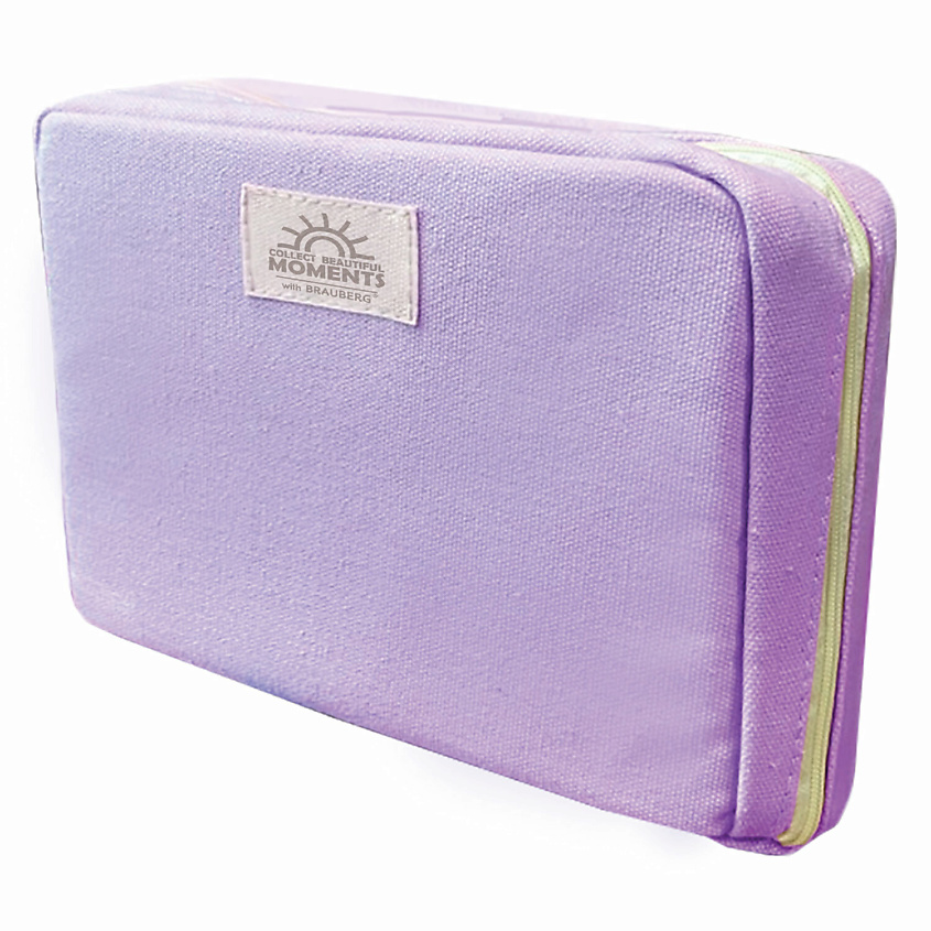 Изображение товара Пенал-органайзер BRAUBERG MOMENTS фиолетовый