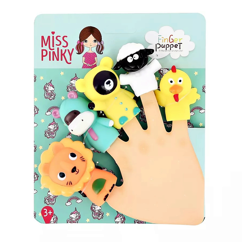 Изображение товара Пальчиковый театр MISS PINKY Веселая ферма для развития моторики и речи