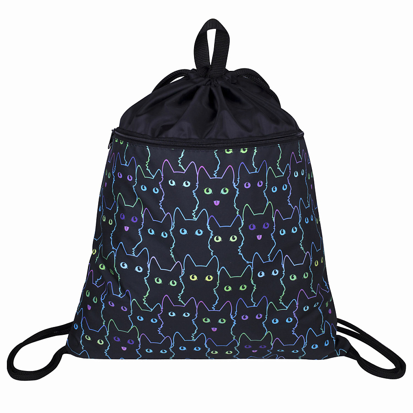 Изображение товара BRAUBERG Мешок для обуви БОЛЬШОЙ с ручкой и карманом на молнии