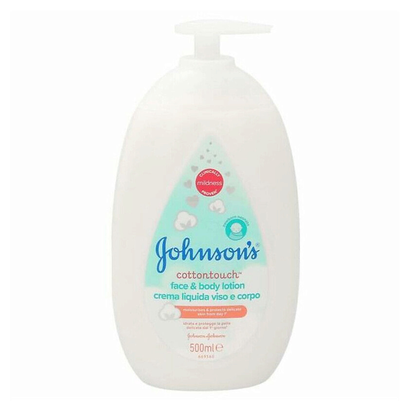 Изображение товара Johnson's Baby CottonTouch Молочко для лица и тела 500 мл