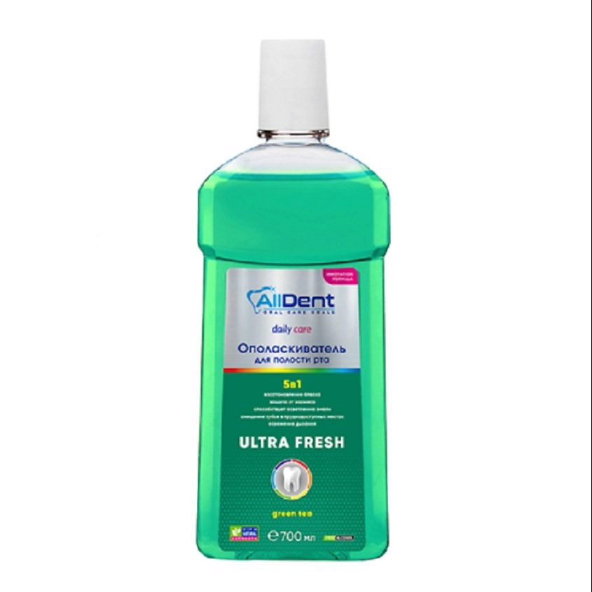 Изображение товара VILSEN Ополаскиватель для полости рта Ultra fresh AllDent 250мл эффективное гигиеническое средство