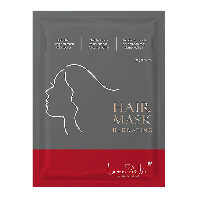 Изображение товара LOVE EDELLIS Маска для волос восстанавливающая Hydrating, 30 г