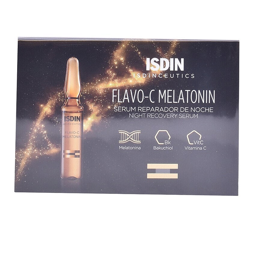 Изображение товара ISDIN Ампулы для лица Isdinceutics Flavo-C Melatonin ampoules, 2 млх30шт