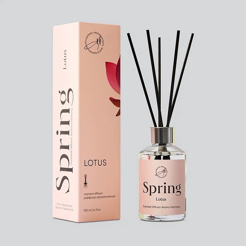 Изображение товара Аромадиффузор Aroma Harmony Lotus 100 мл природный аромат для дома и офиса