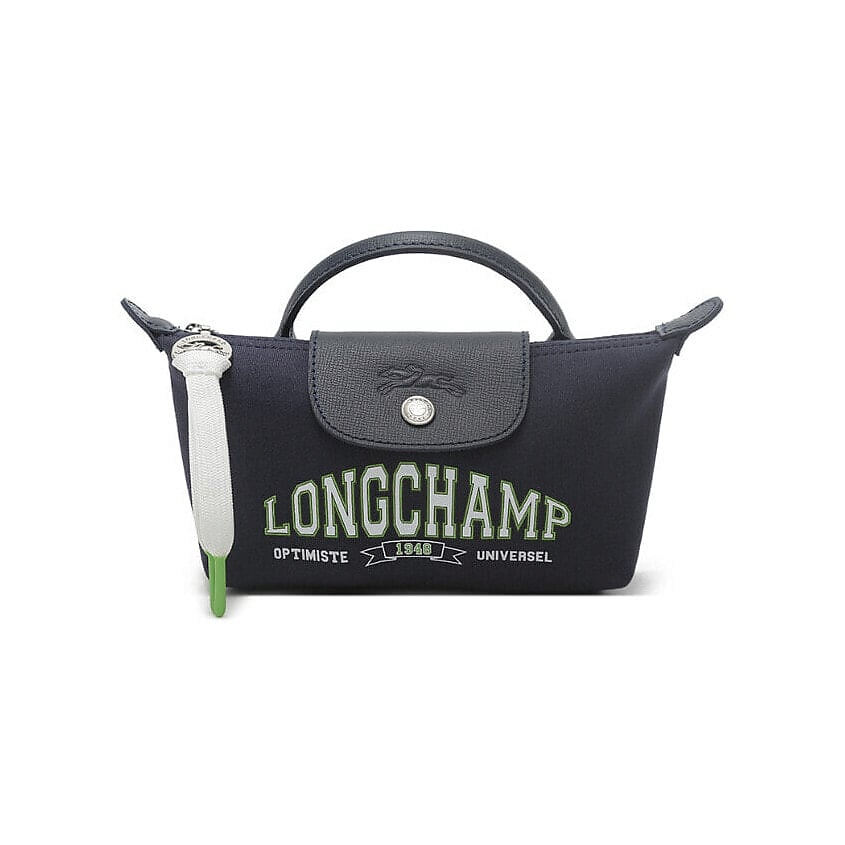 Изображение товара LONGCHAMP Сумка Fabric Cow Leather Dumpling Bag Handbags Regular Women's Navy, Темно-синий