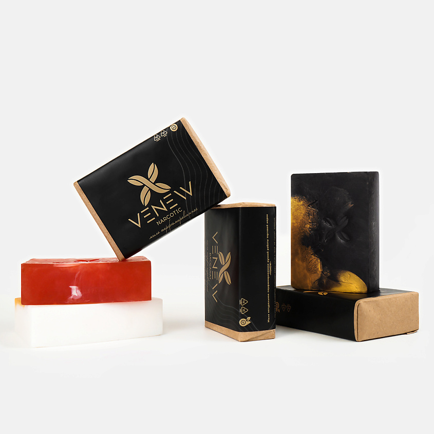 Изображение товара VENEW Мыло ручной работы туалетное парфюмированное набор 6 шт, 6 шт х 100 г