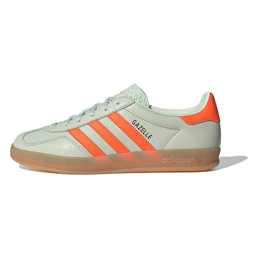 Изображение товара ADIDAS ORIGINAL Кроссовки Gazelle Indoor Linen Green Solar Orange Women's, Размер 36⅔