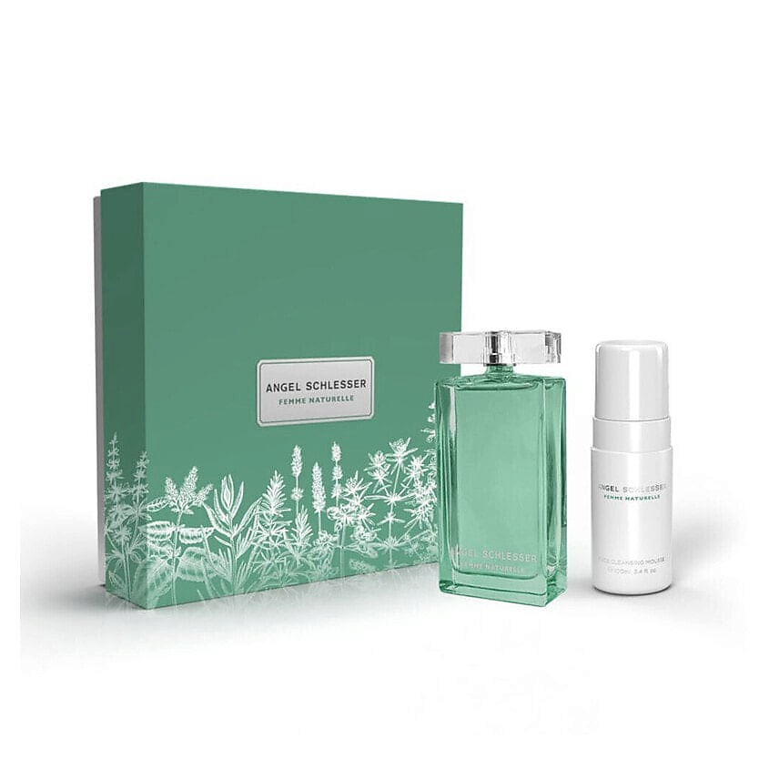 Изображение товара ANGEL SCHLESSER Набор Femme Naturelle: Туалетная вода + Очищающая пенка для лица, 100 мл + 100 мл