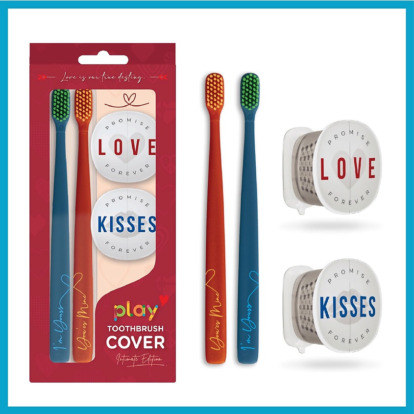 Изображение товара Набор зубных щеток и футляров FLIPPER iLOVE Testimony для гигиены полости рта
