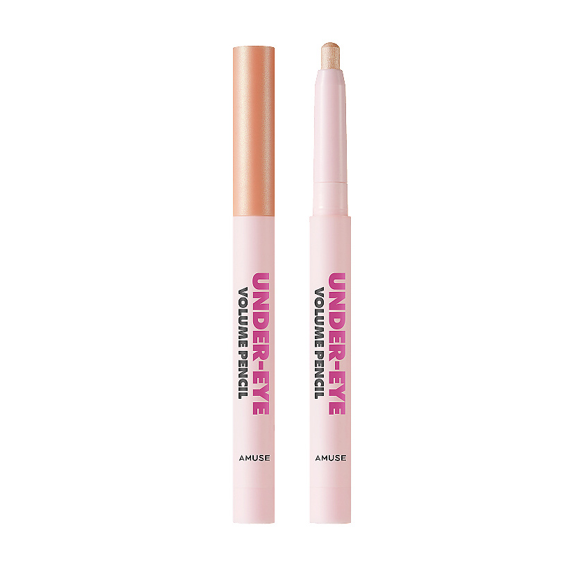 Изображение товара AMUSE Карандаш-тени для глаз Under-Eye Volume Pencil, № 02 Peach Natural, 1,1 г