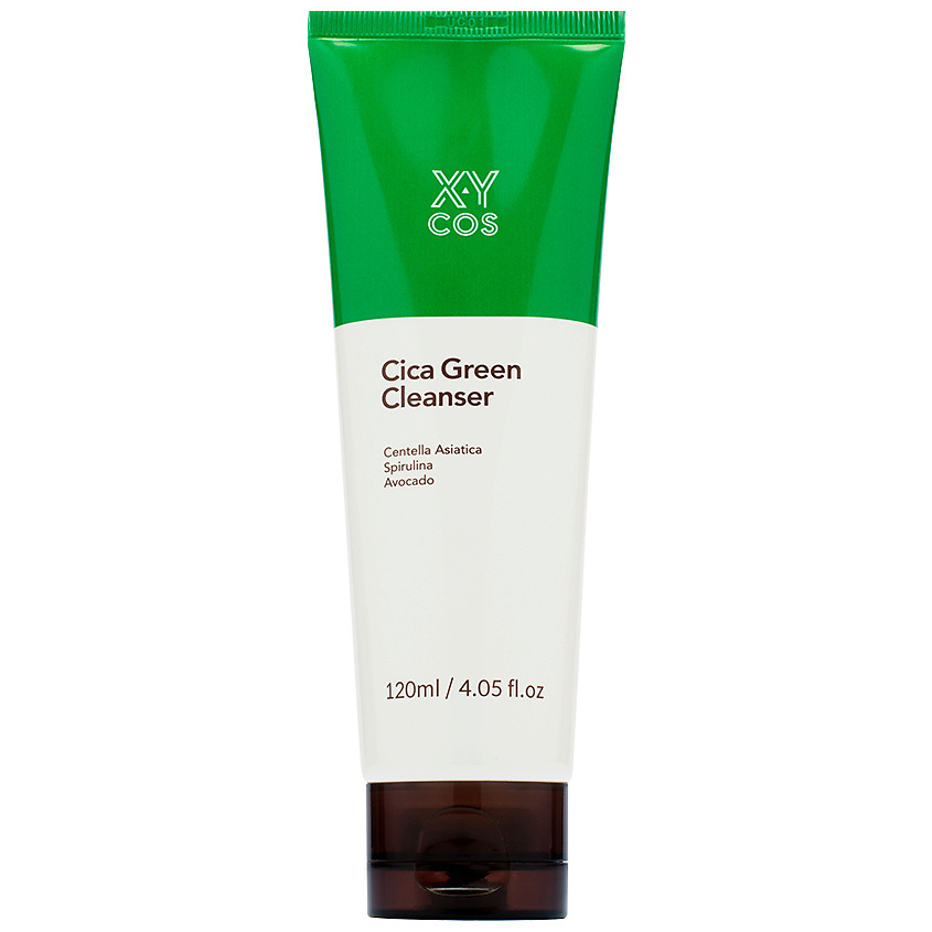 Изображение товара XYCOS Гель для умывания органический очищающий с центеллой азиатской Cica Green, 120 мл