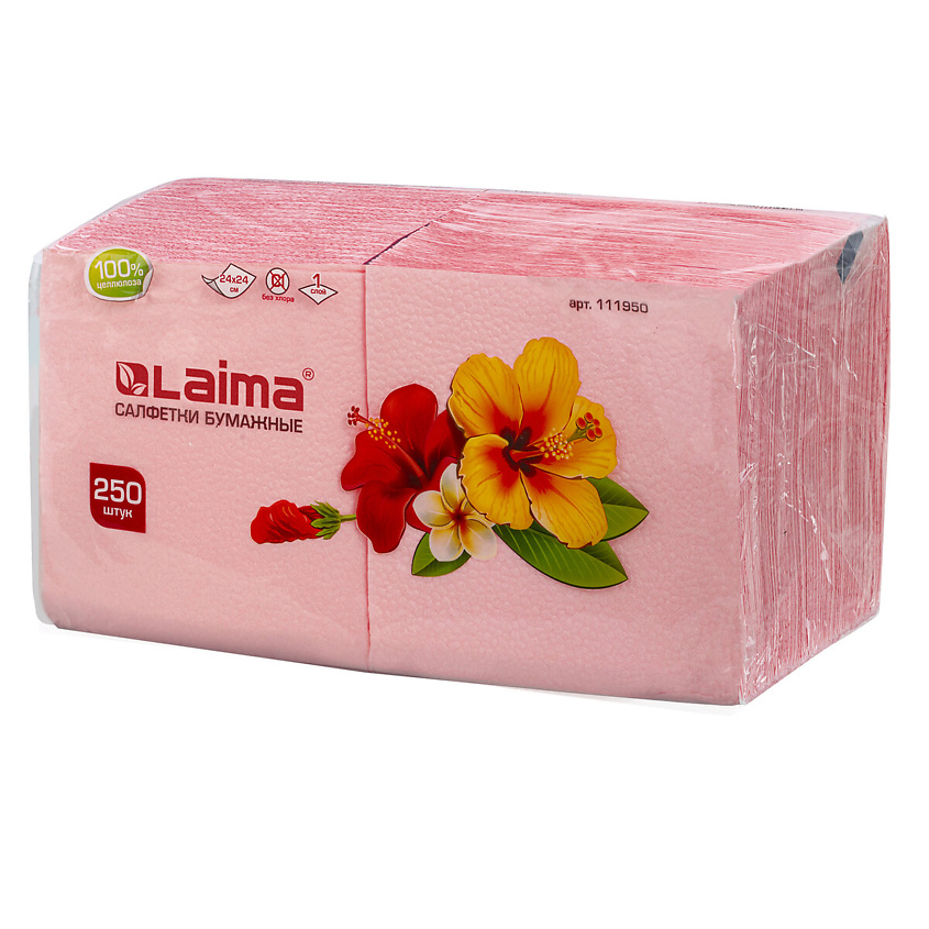 Изображение товара LAIMA Бумажные салфетки 250 шт 24×24 см