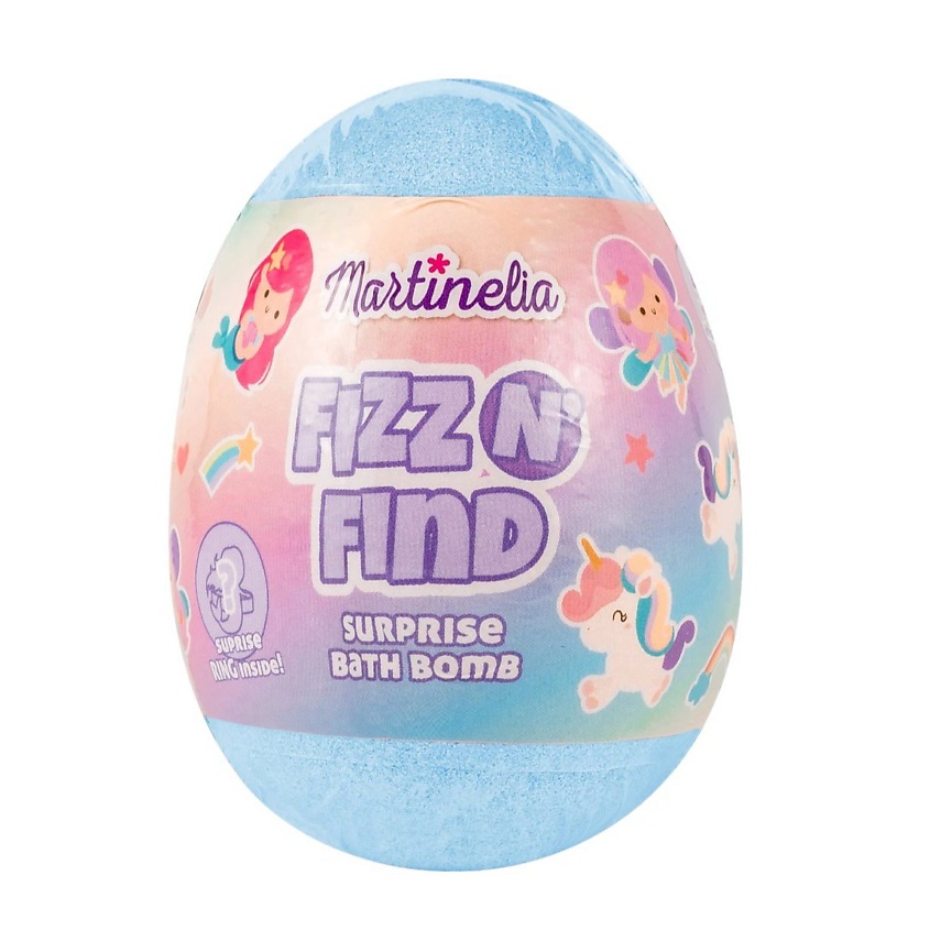 Изображение товара МАРТИНЕЛИЯ Бомбочка для ванны голубой 1 шт безопасное детское средство для релаксации