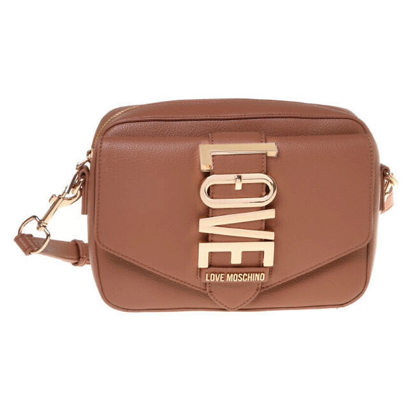 Изображение товара Женская коричневая кроссбоди сумка LOVE MOSCHINO CB0876 стильный аксессуар