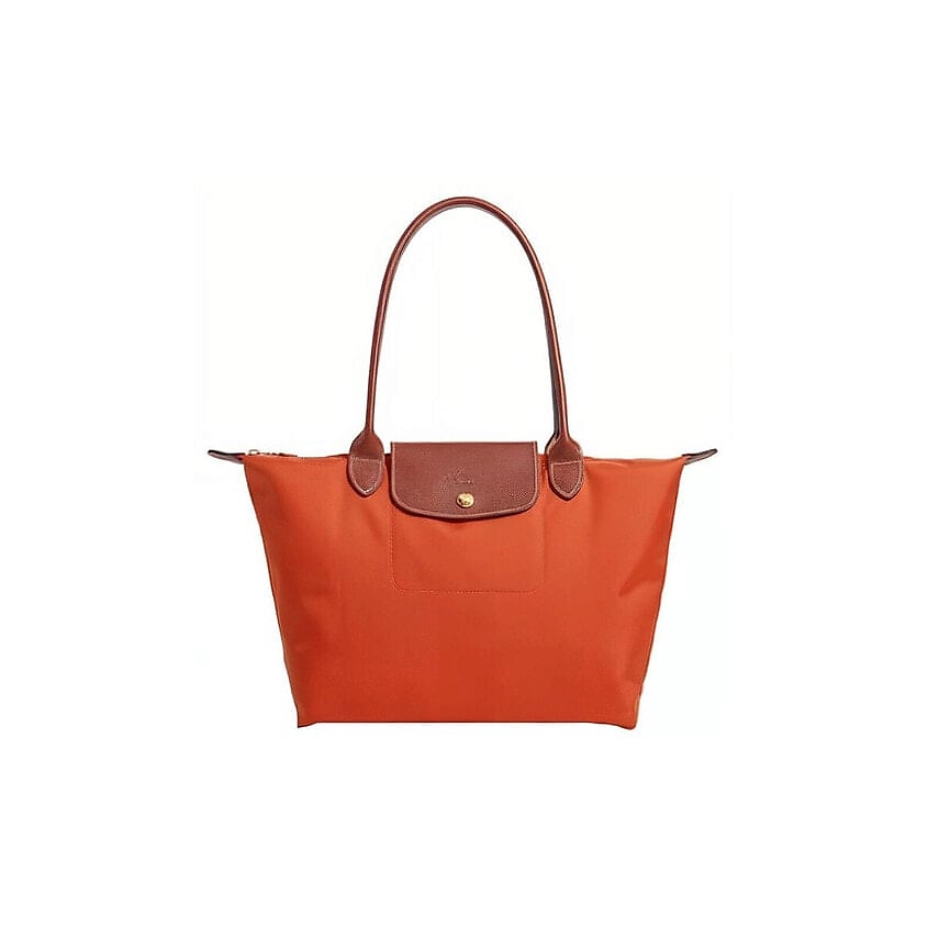 Изображение товара LONGCHAMP Сумка Le Pliage Polyamide Canvas With Leather Tote Shopping Bag, Оранжевый