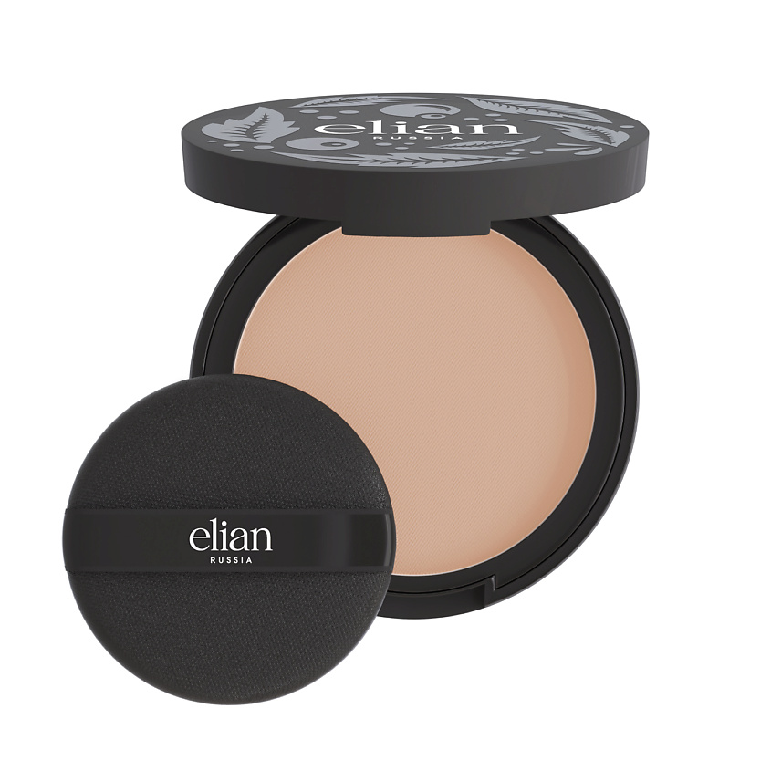 Изображение товара ELIAN Матирующая пудра Silk Obsession 30 Light Peach для лица, матирующая, компактная
