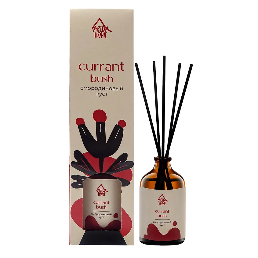 Изображение товара ARIDA HOME Аромадиффузор Смородиновый куст 50 мл ягоды древесные ноты