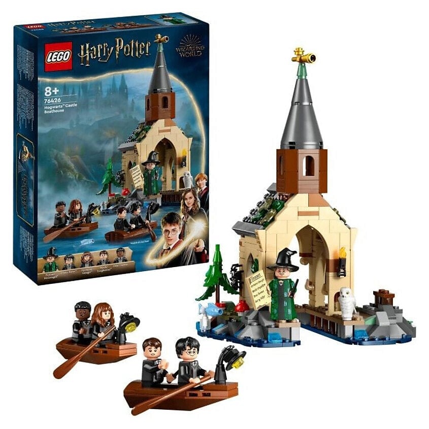 Изображение товара LEGO Конструктор Harry Potter Лодочный домик у замка Хогвартс, Мультиколор