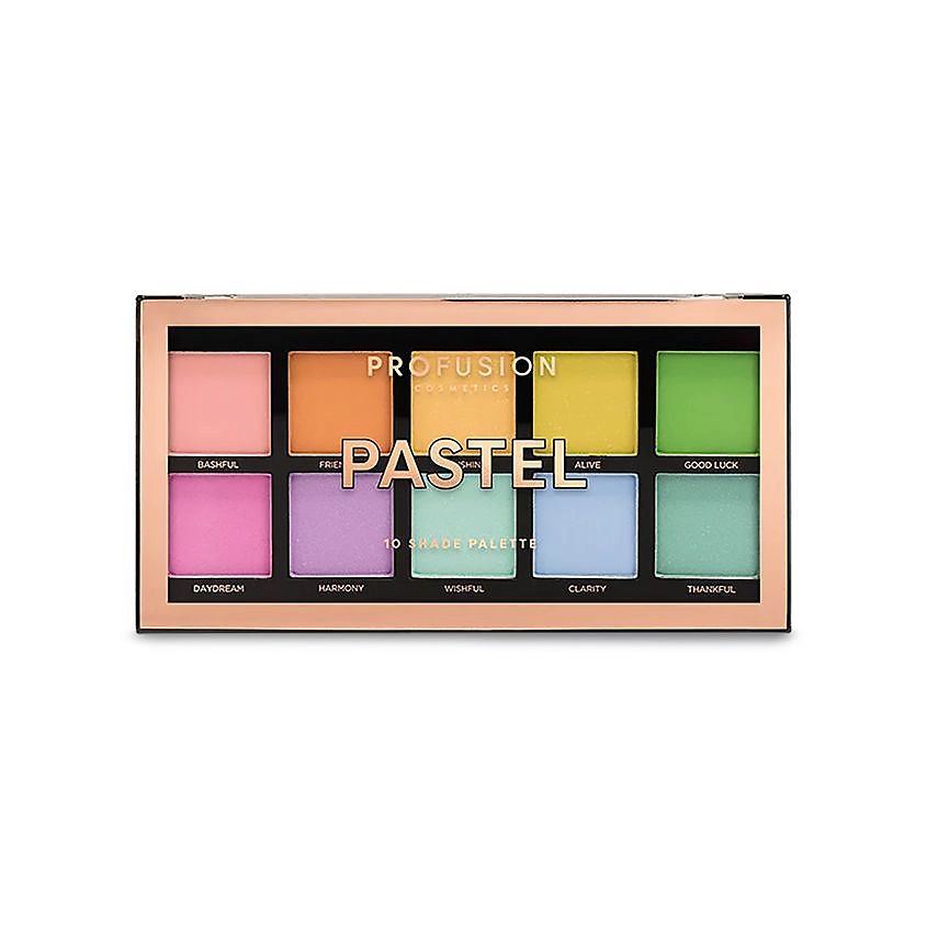 Изображение товара PROFUSION Палетка для макияжа глаз Pastel, 110 г