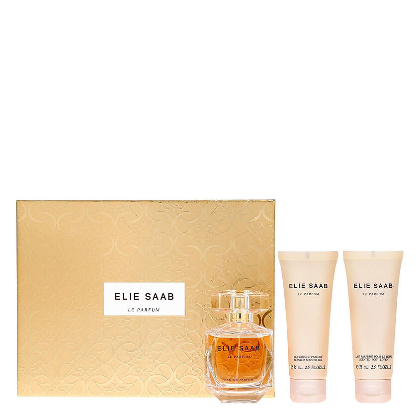 Изображение товара Элитный набор парфюмерия Elie Saab Le Parfum 90 мл + 75 мл + 75 мл женский подарочный